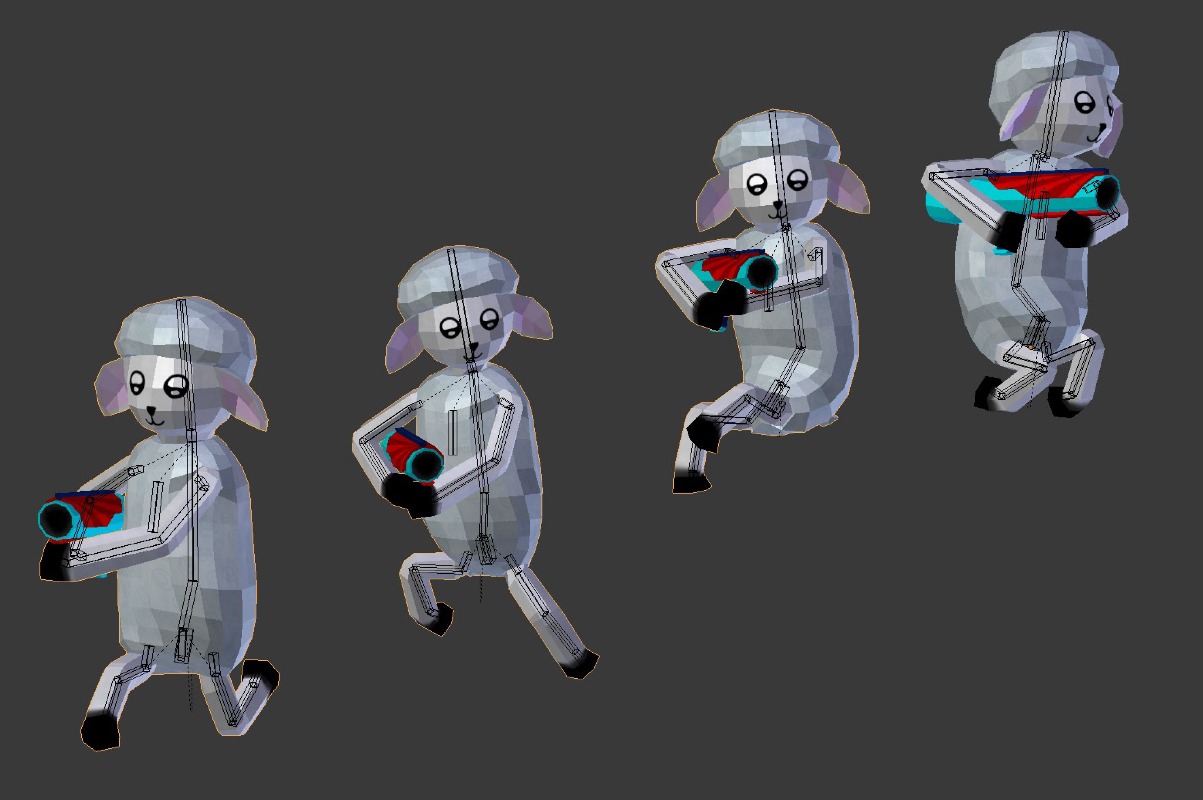 3D model of game characted